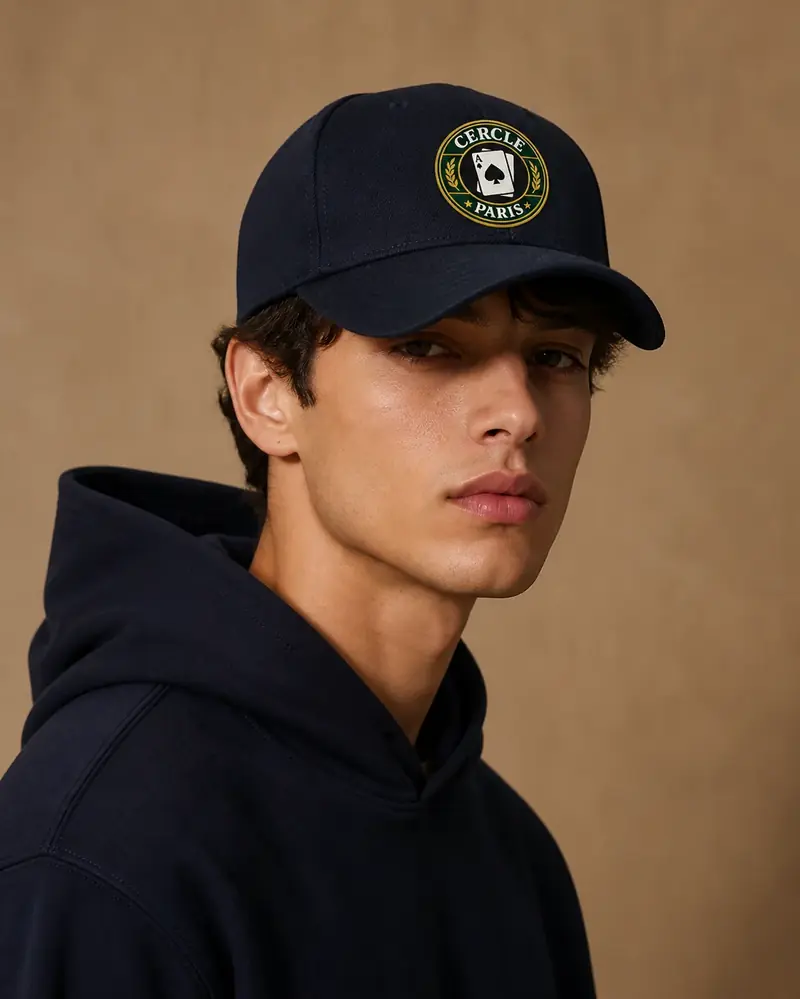 Casquette brodée Cercle Paris Marine