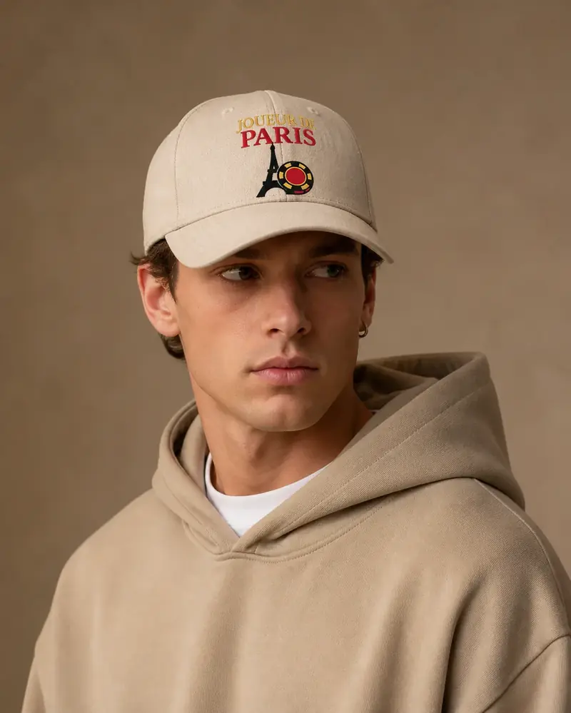 Casquette brodée Panic Seller Sable